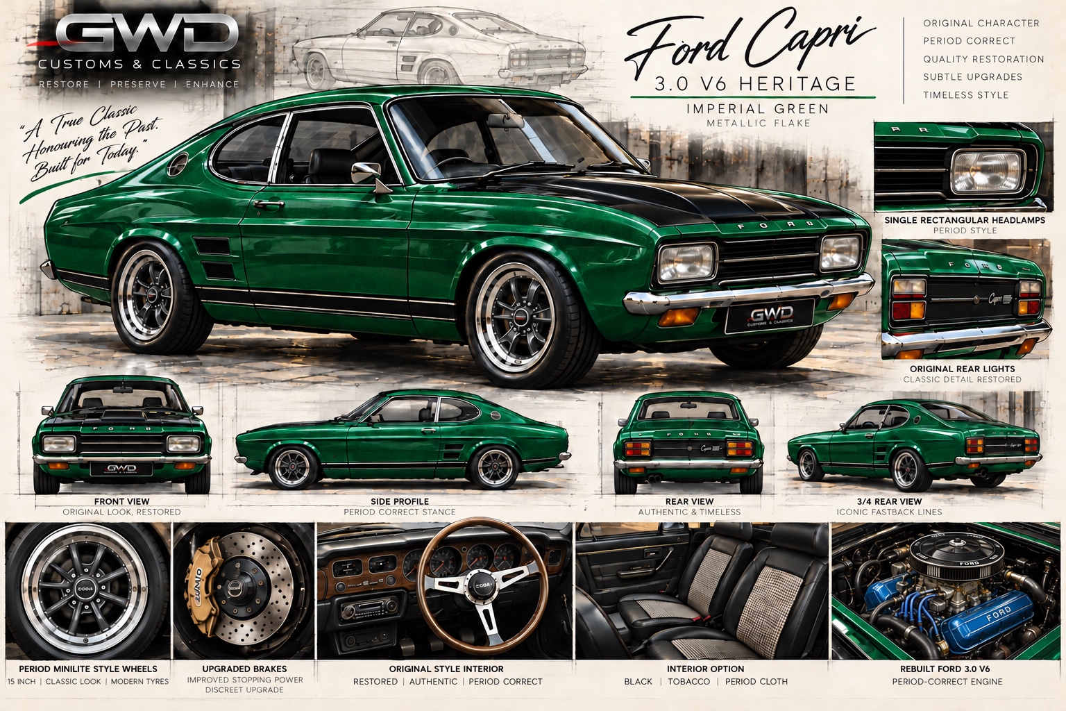 Ford Capri Mk1 3.0 V6 Heritage